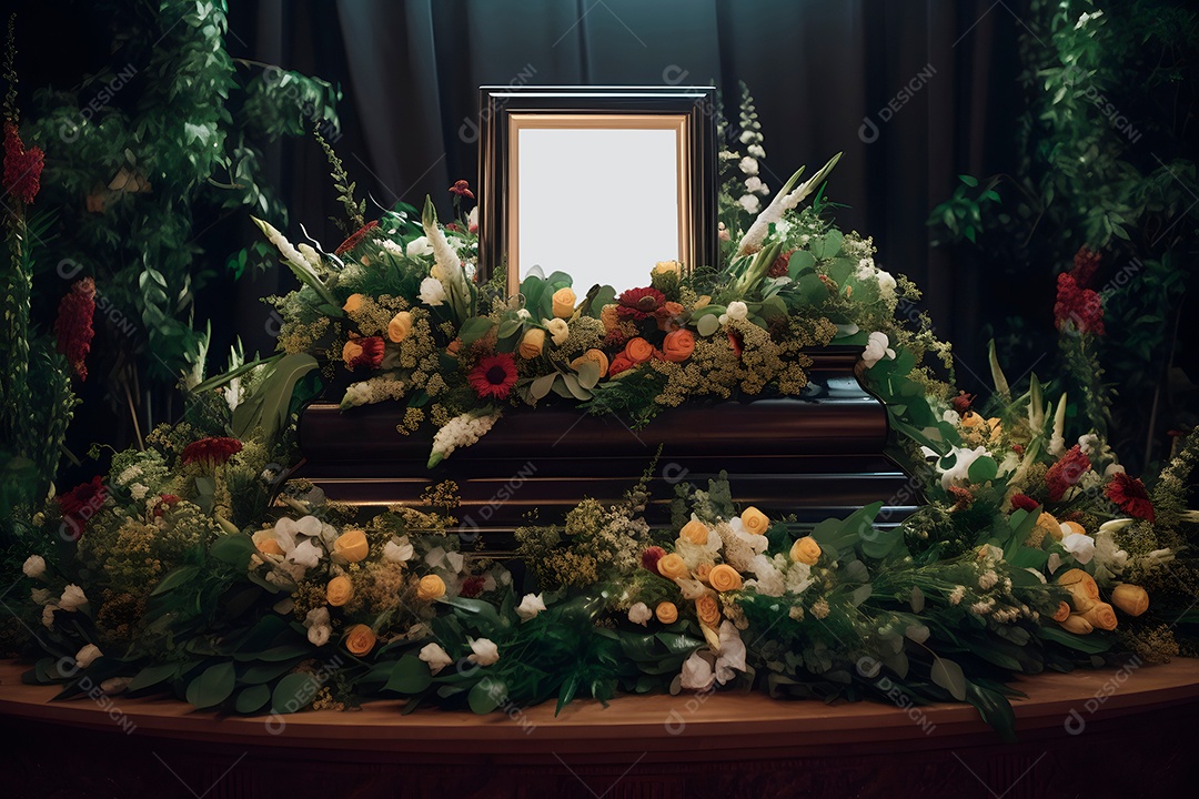 Caixão de maquete de funeral