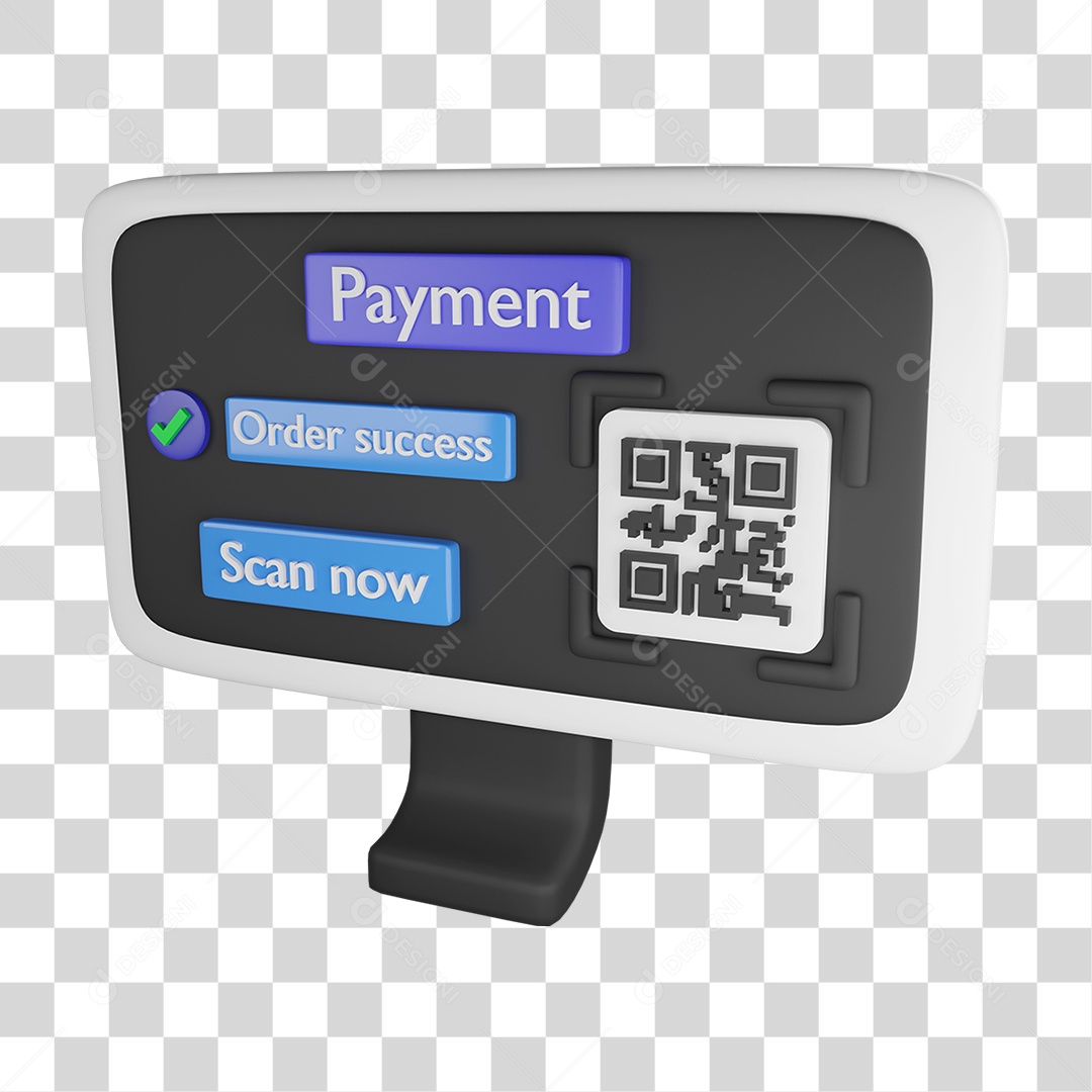 Tela Sensível ao Toque para Leitura de Código QR no Smartphone PNG Transparente