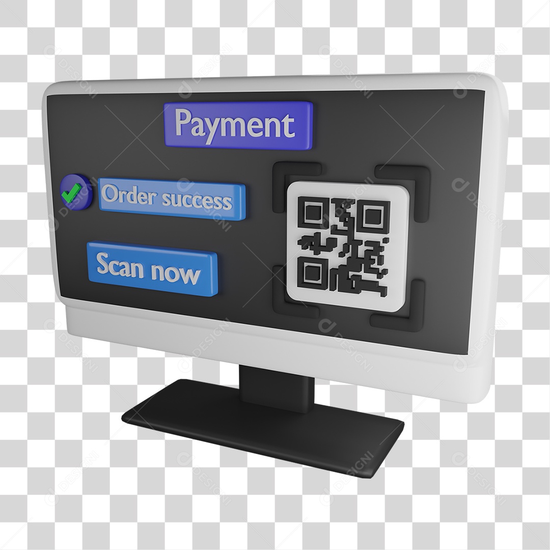 Tela Sensível ao Toque para Leitura de Código QR no Smartphone PNG Transparente