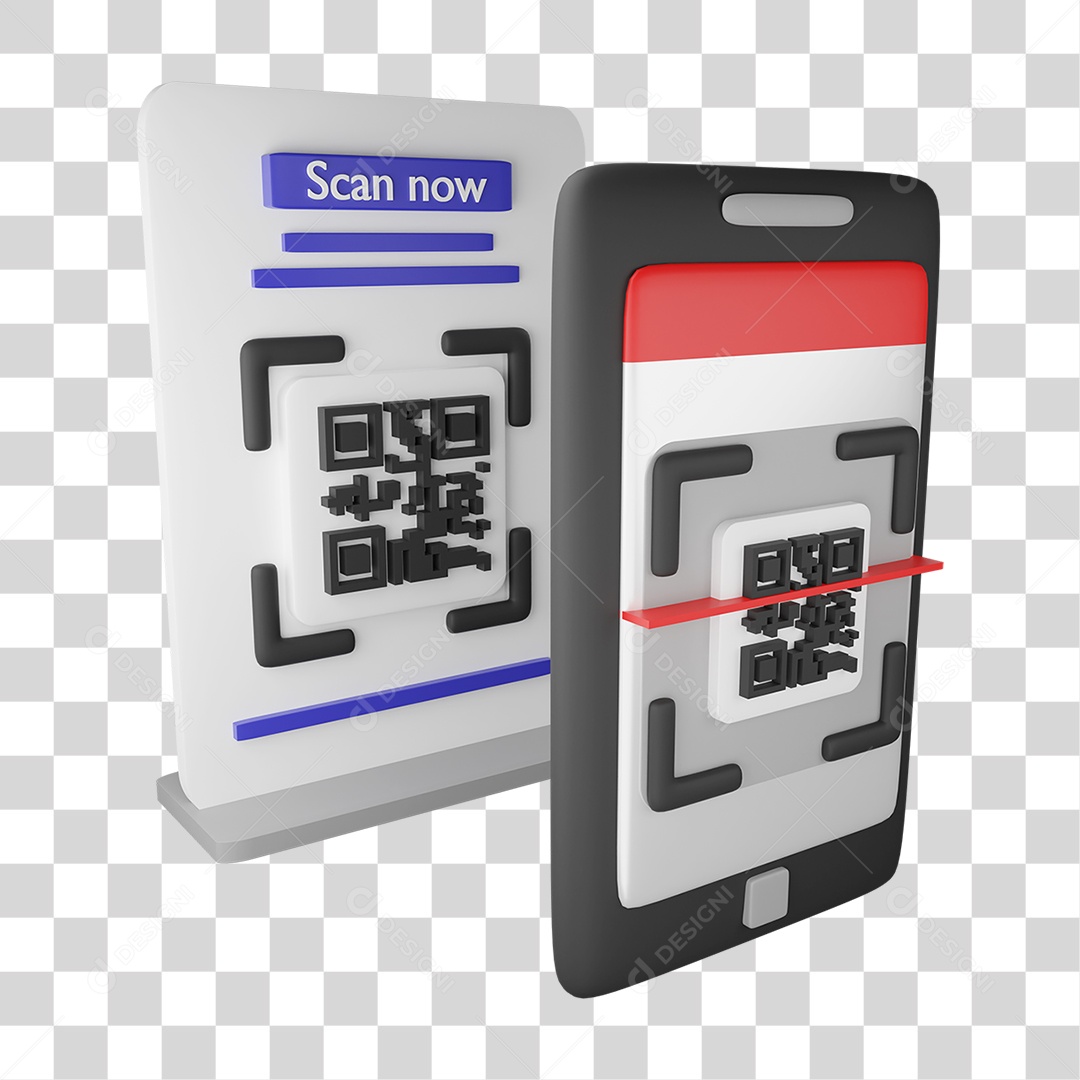 Tela Sensível ao Toque para Leitura de Código QR no Smartphone PNG Transparente
