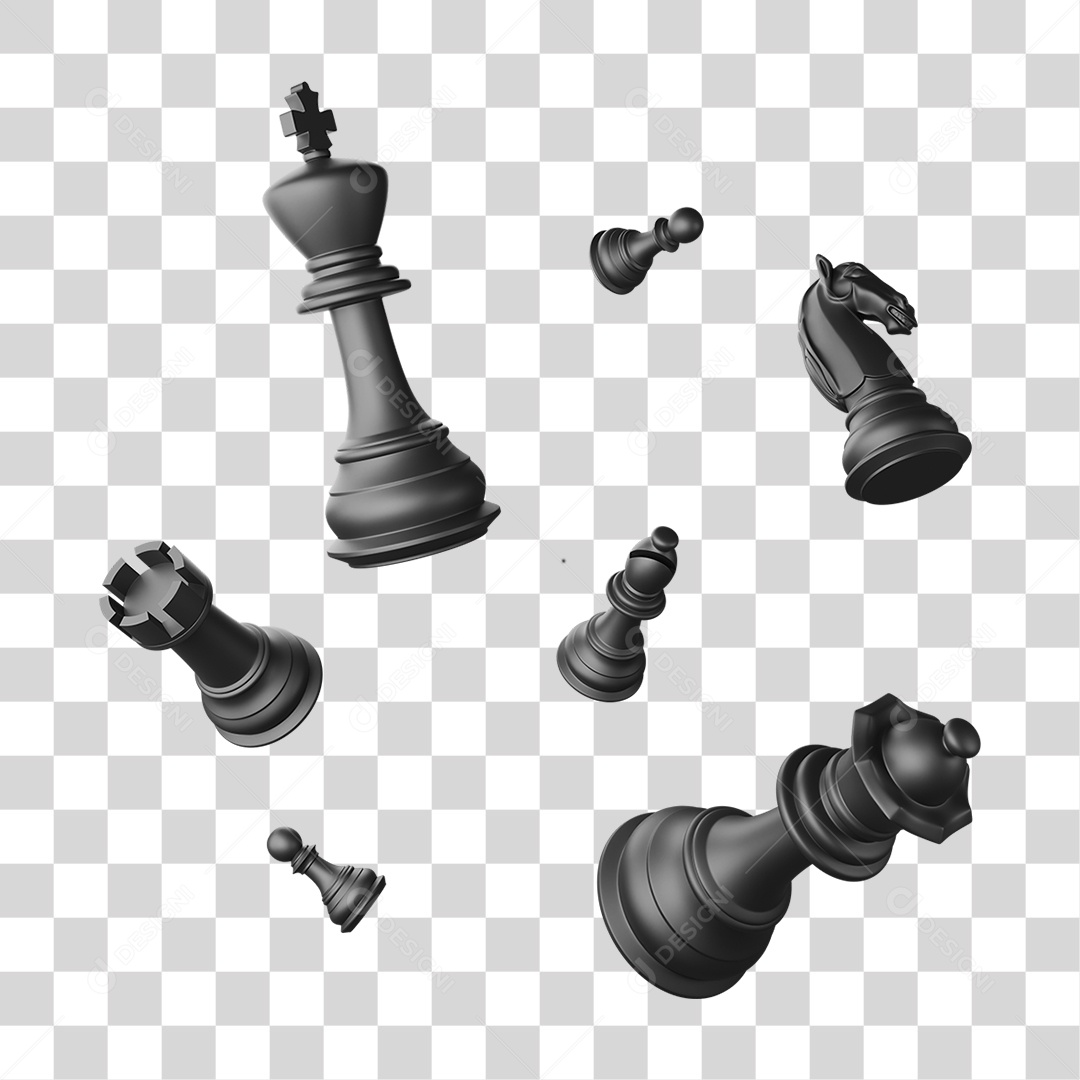 Peça de Xadrez Tabuleiro PNG Transparente