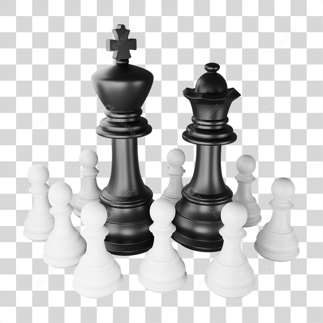 Peça de Xadrez Tabuleiro PNG Transparente