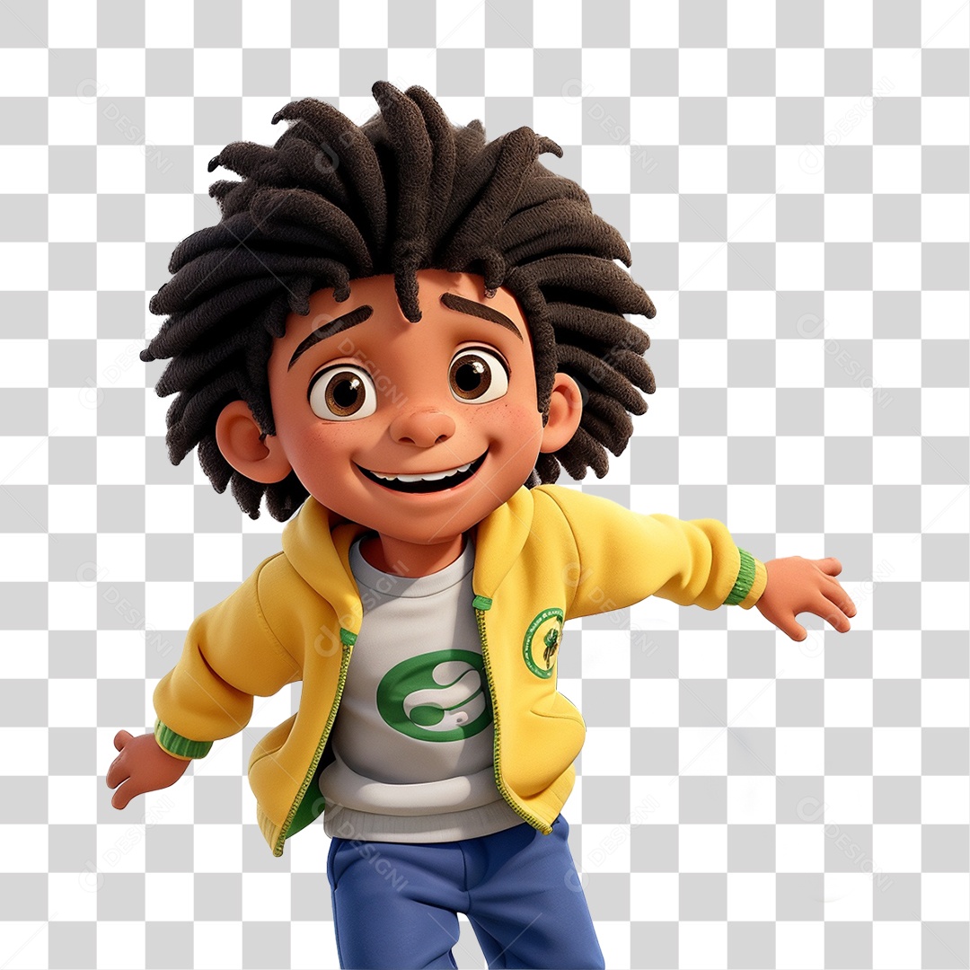 Menino Desenho Cartoon PNG Transparente