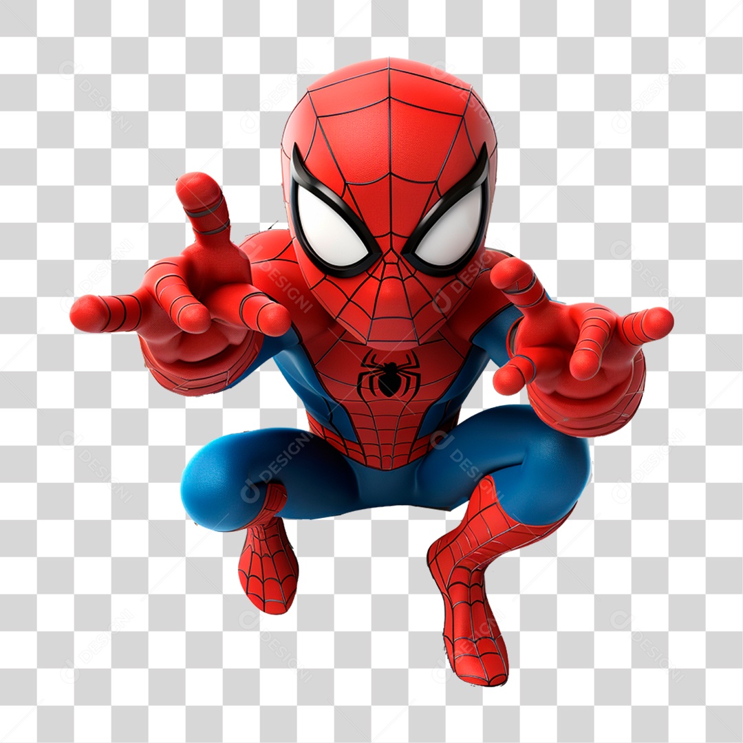 Homem Aranha Desenho Animado PNG Transparente