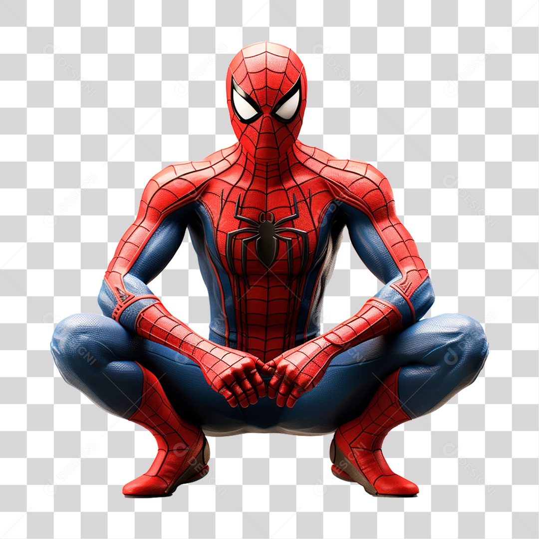 Homem Aranha Desenho Animado PNG Transparente
