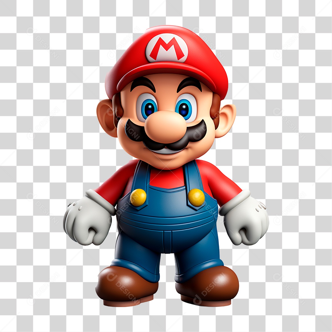 Desenho de Jogo Super Mario PNG Transparente