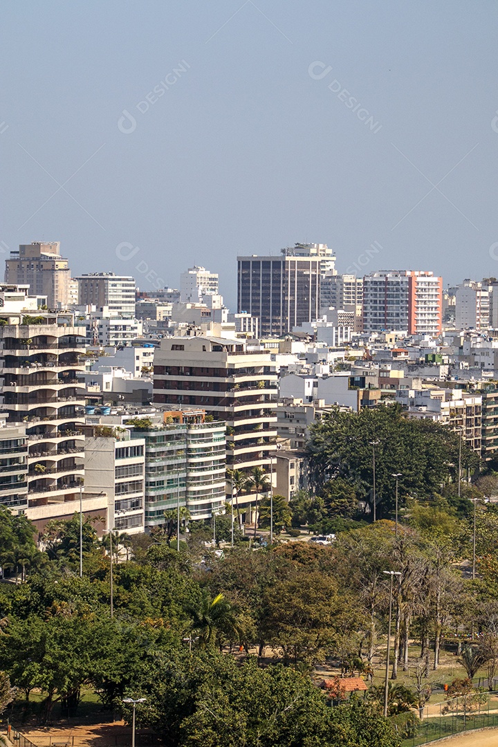 Prédios e edifícios de uma cidade