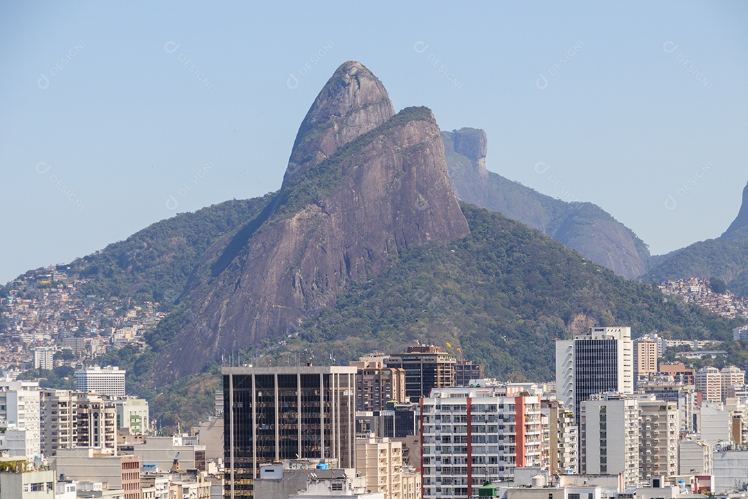 Vista do Two Hill Brother no Rio de Janeiro Brasil