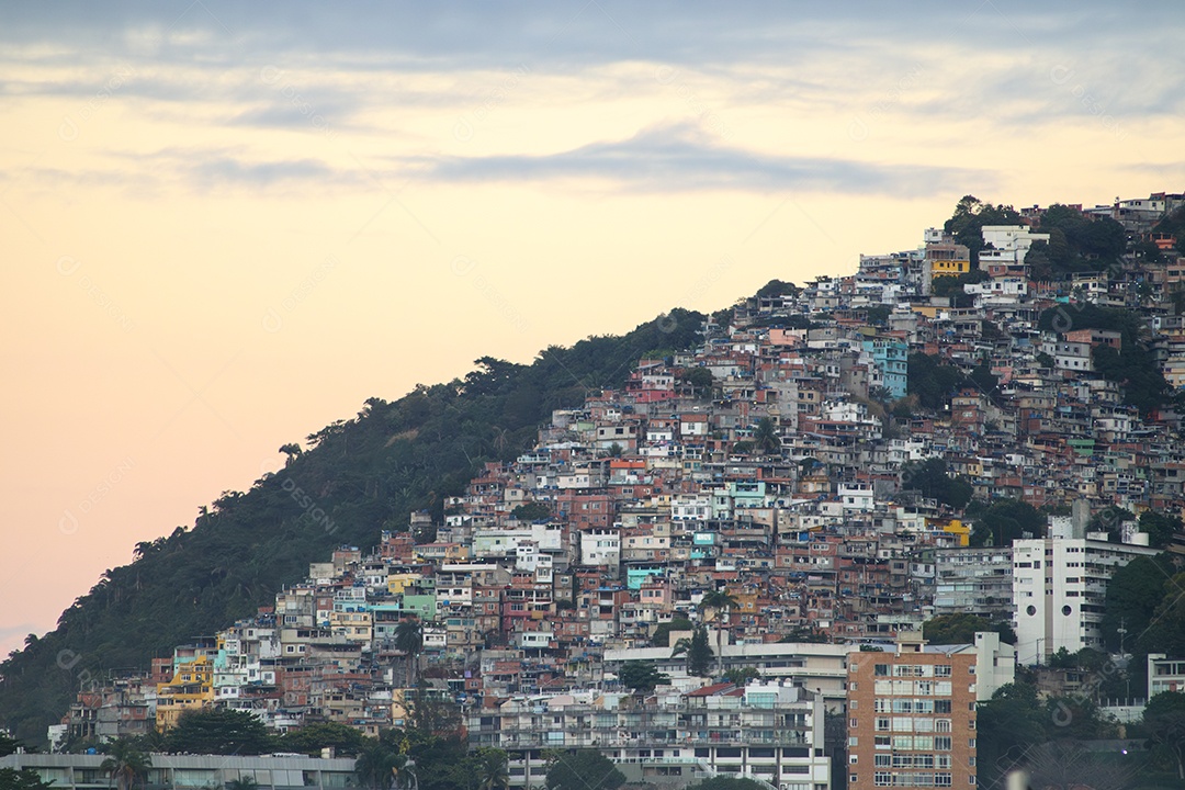 Vista de comunidade do Rio de Janeiro