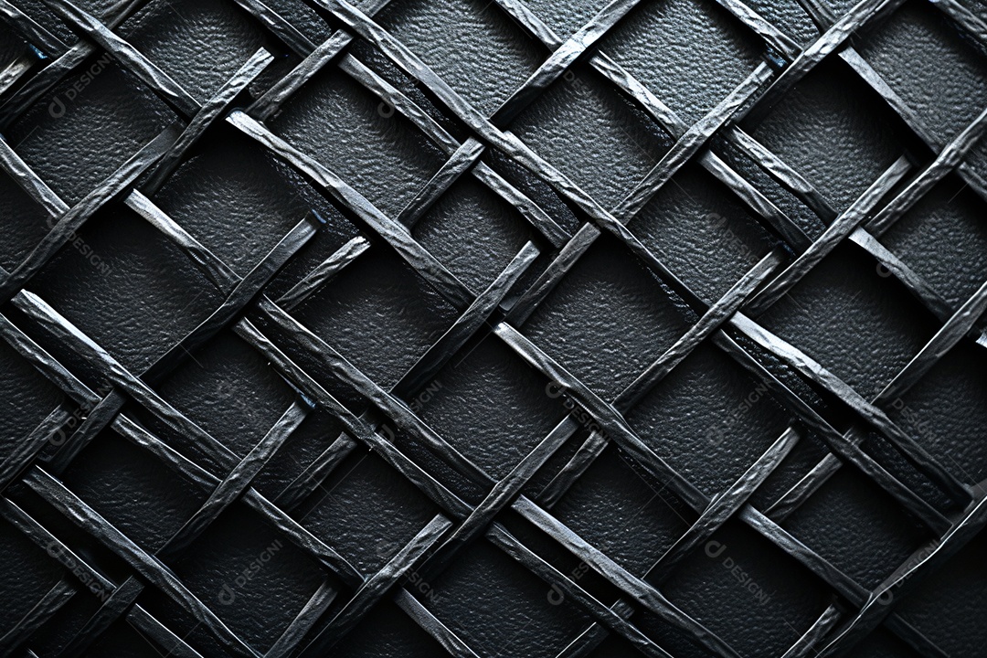 Fundo de textura rattan preto