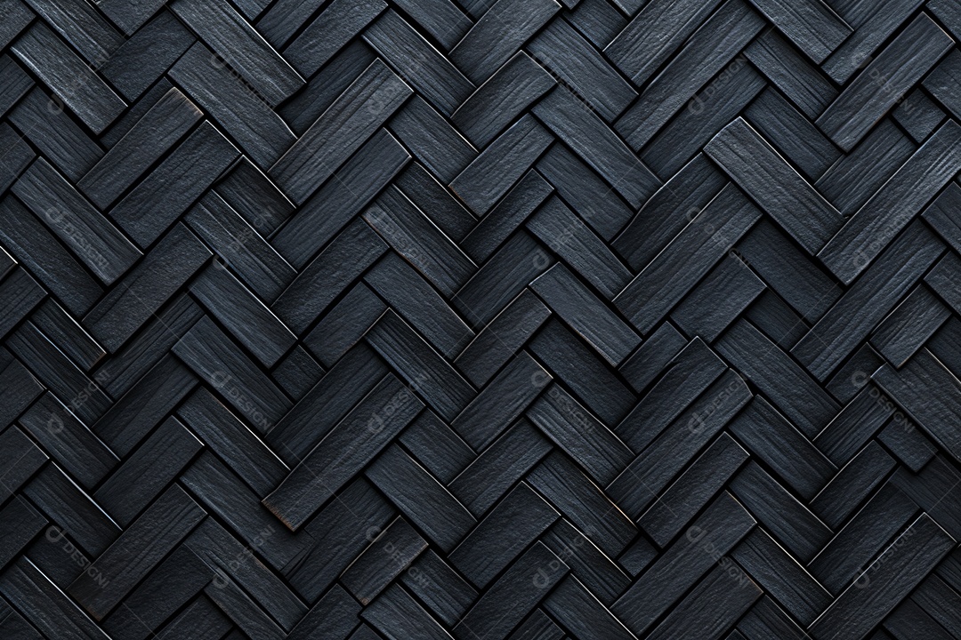 Fundo de textura rattan preto