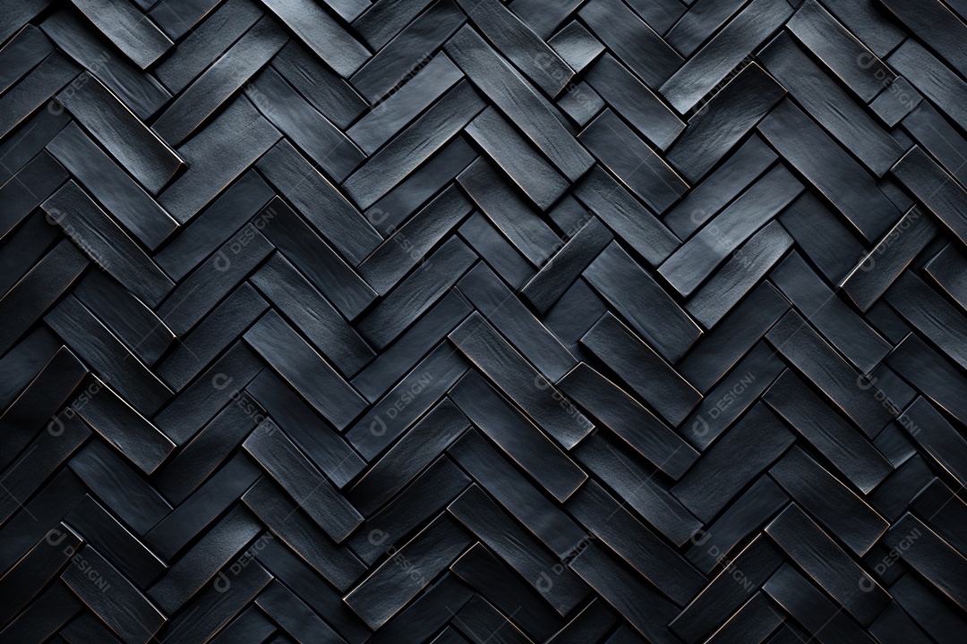 Fundo de textura rattan preto