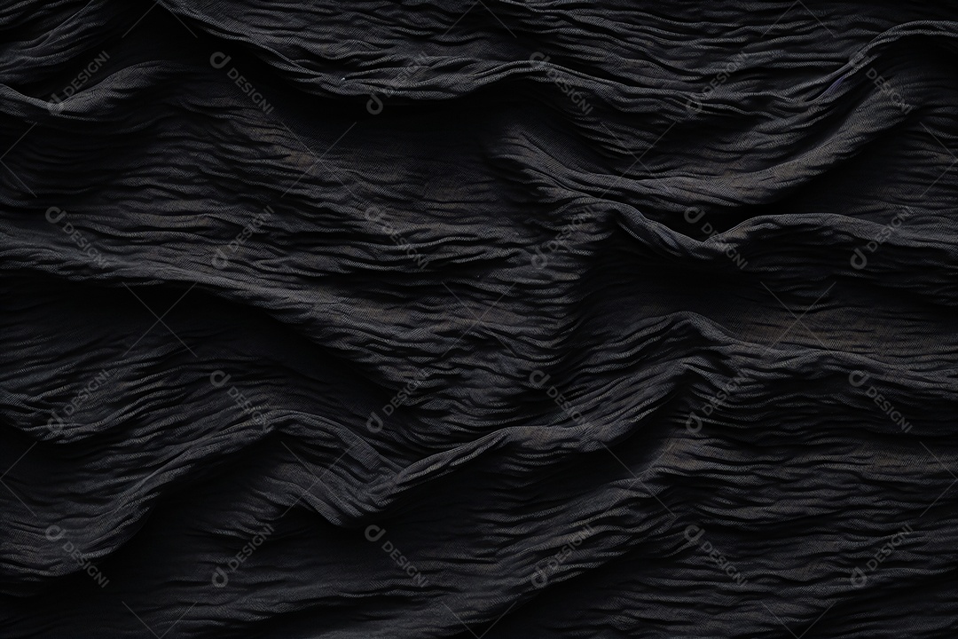 Fundo de textura preta de fibras em camadas