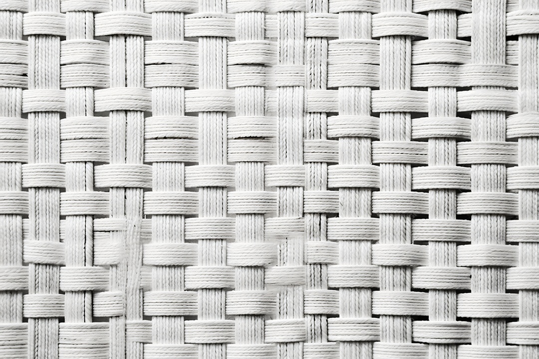 Fundo de textura rattan branco