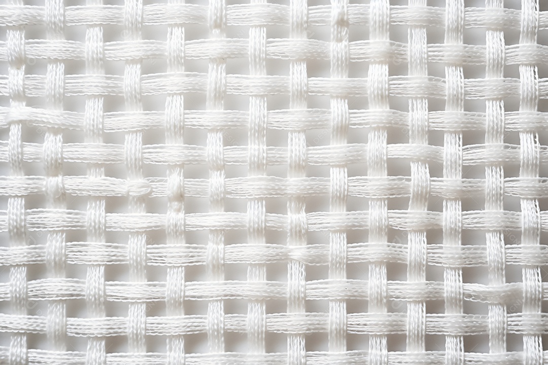 Fundo de textura branca de grade de fibra em camadas