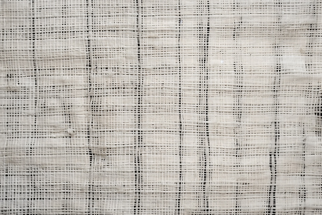 Fundo de textura branca de grade de fibra em camadas