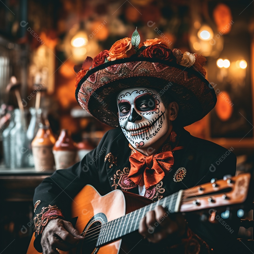 Cenário típico da celebração dos mortos