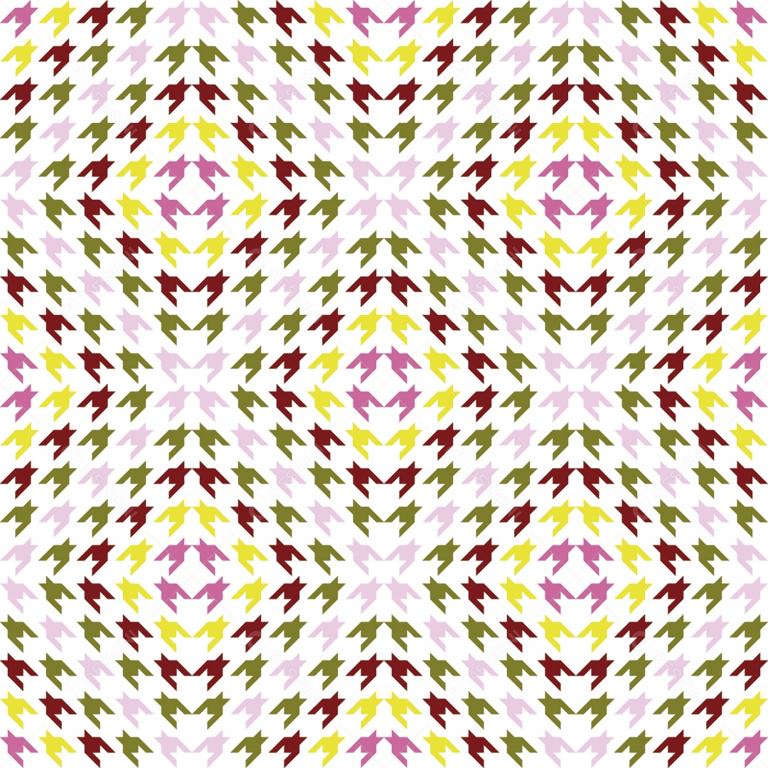Padrão Houndstooth Ilustração Vetor EPS