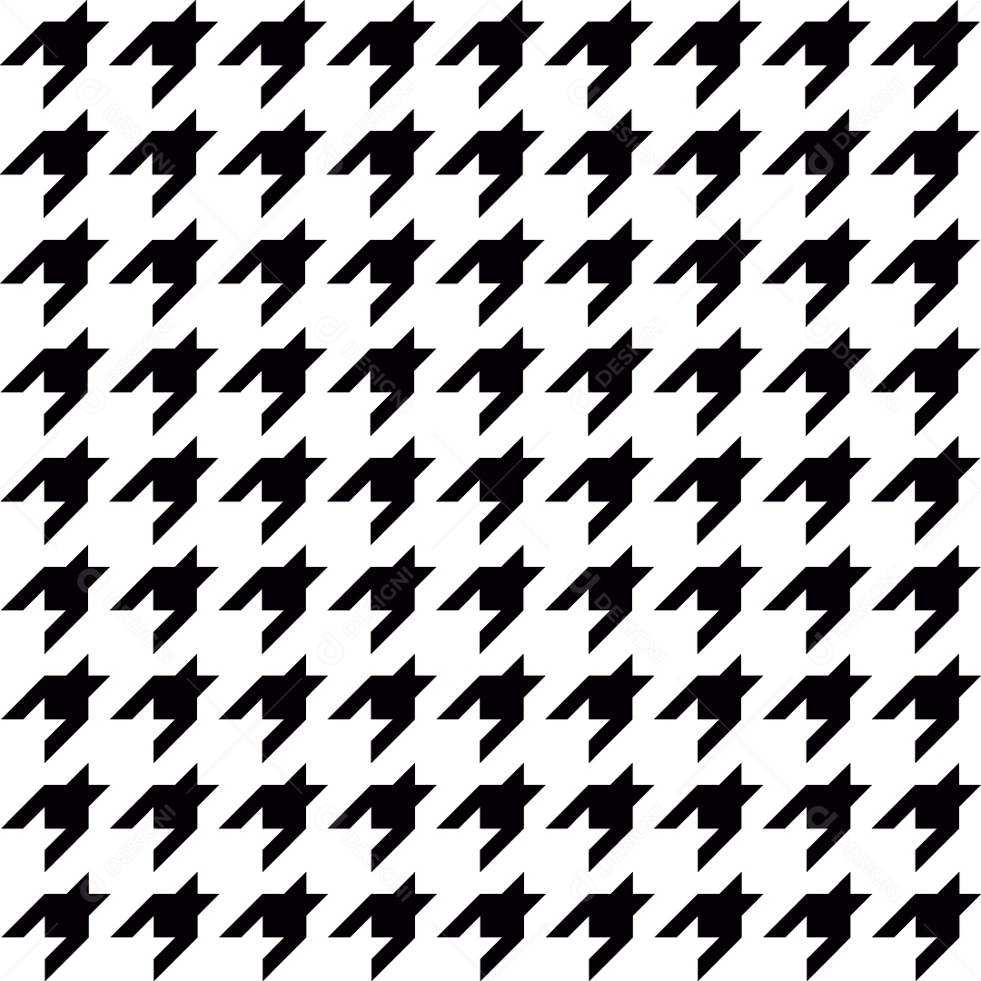 Padrão Houndstooth Ilustração Vetor EPS