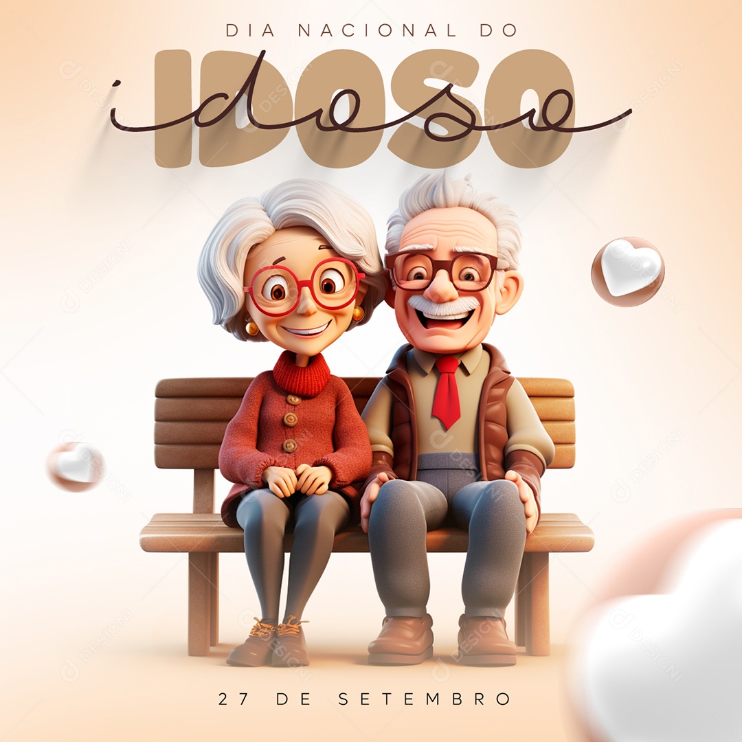 Dia Nacional Do Idoso 27 De Setembro Social Media PSD Editável