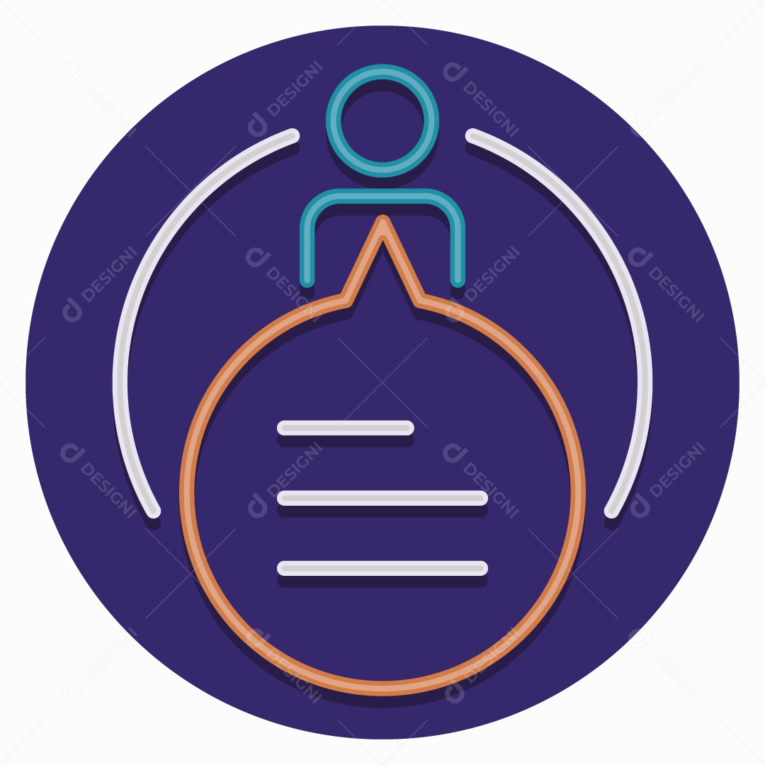 Ícone de Comentário Ilustração Vetor EPS