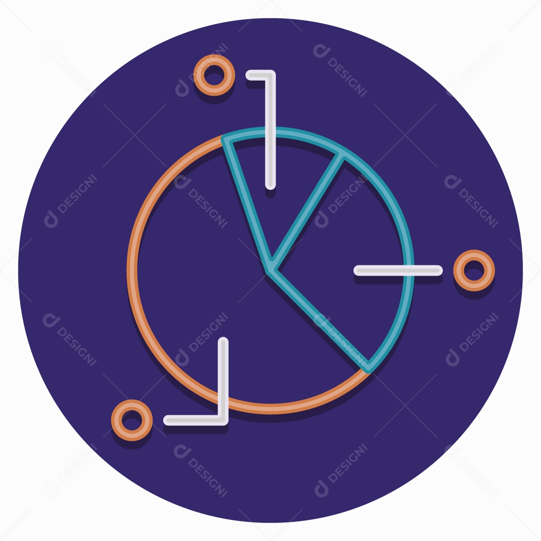 Ícone de Gráfico Ilustração Vetor EPS