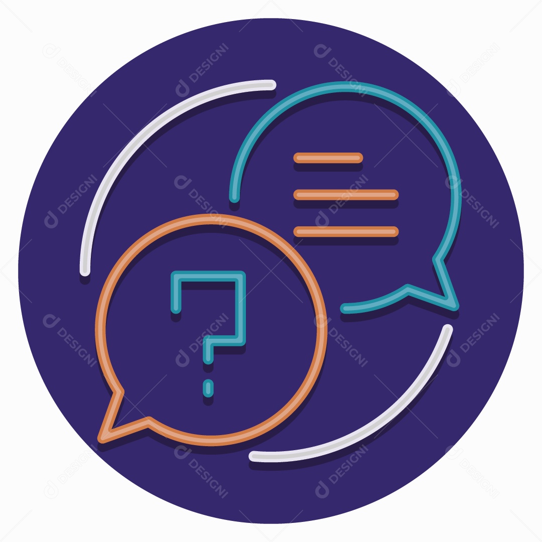 Ícone de Comentário Ilustração Vetor EPS