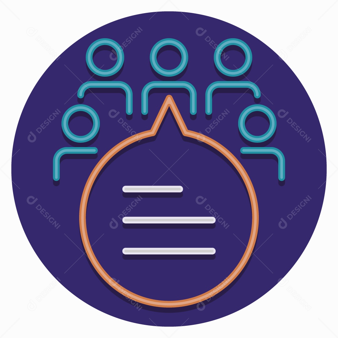 Ícone de Comentário Ilustração Vetor EPS