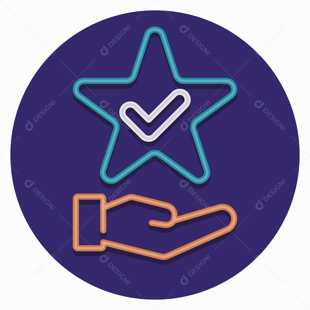 Ícone de Estrela Ilustração Vetor EPS