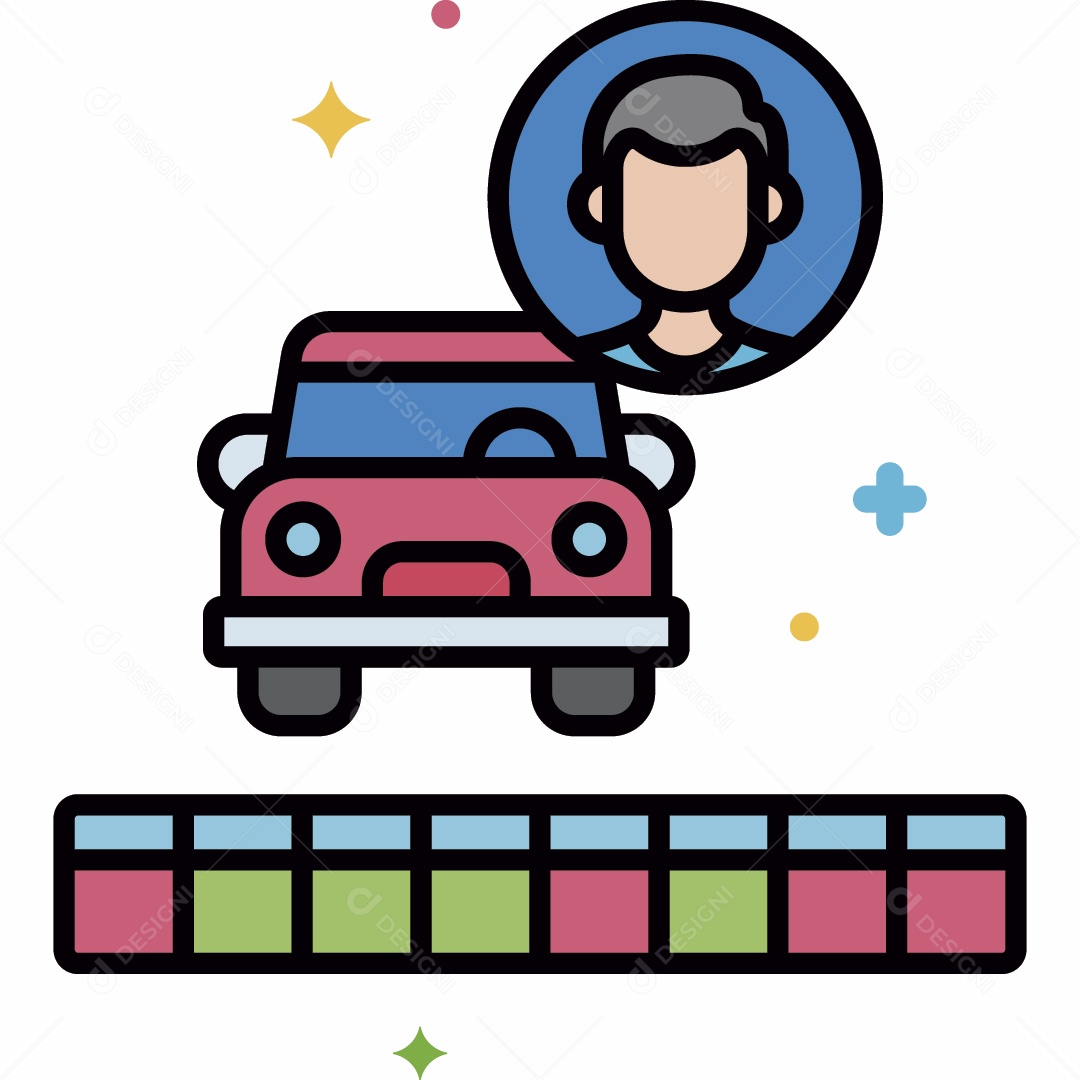 Ícone de Veículo Ilustração Vetor EPS