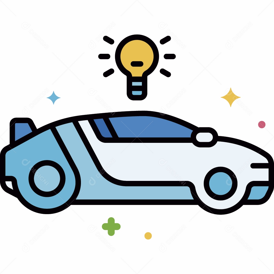 Ícone de Carro Ilustração Vetor EPS