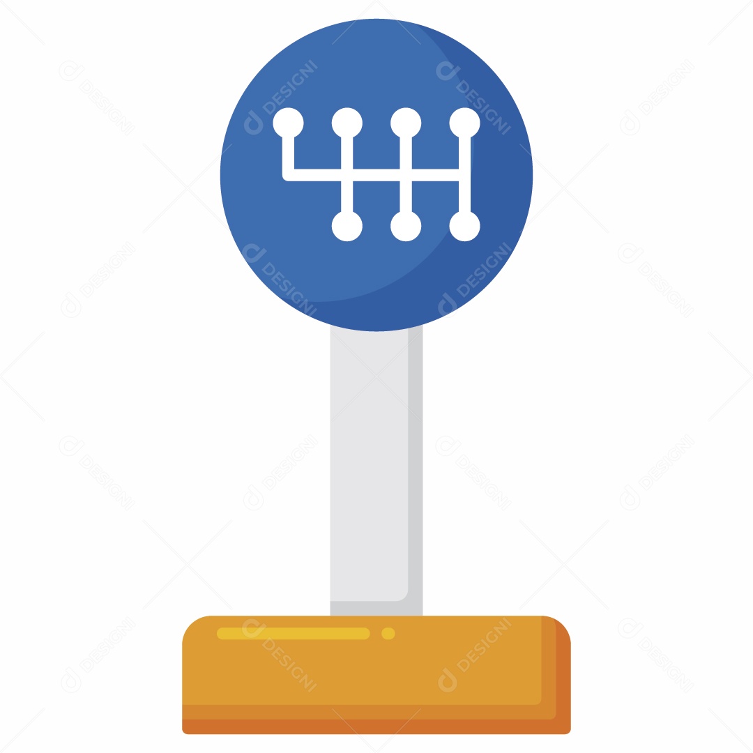 Câmbio de Veículo Ilustração Vetor EPS