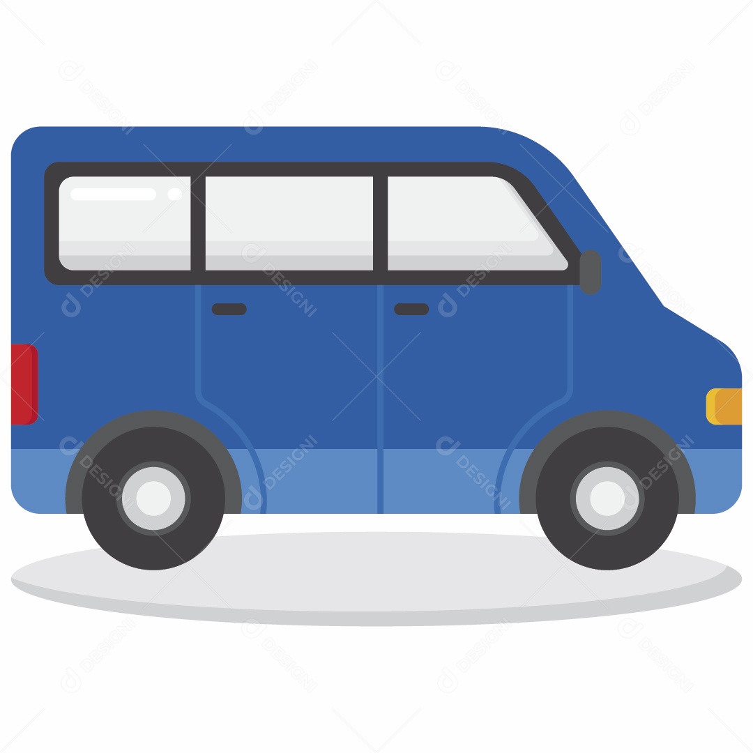 Van Ilustração Vetor EPS