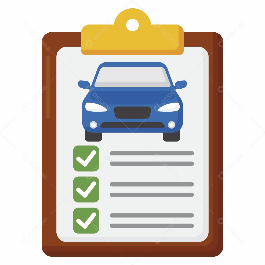 Informações de Veículo Ilustração Vetor EPS