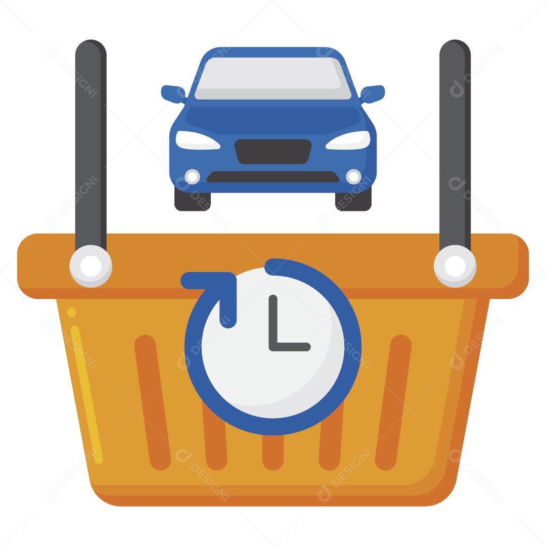 Compra de Veículo Ilustração Vetor EPS