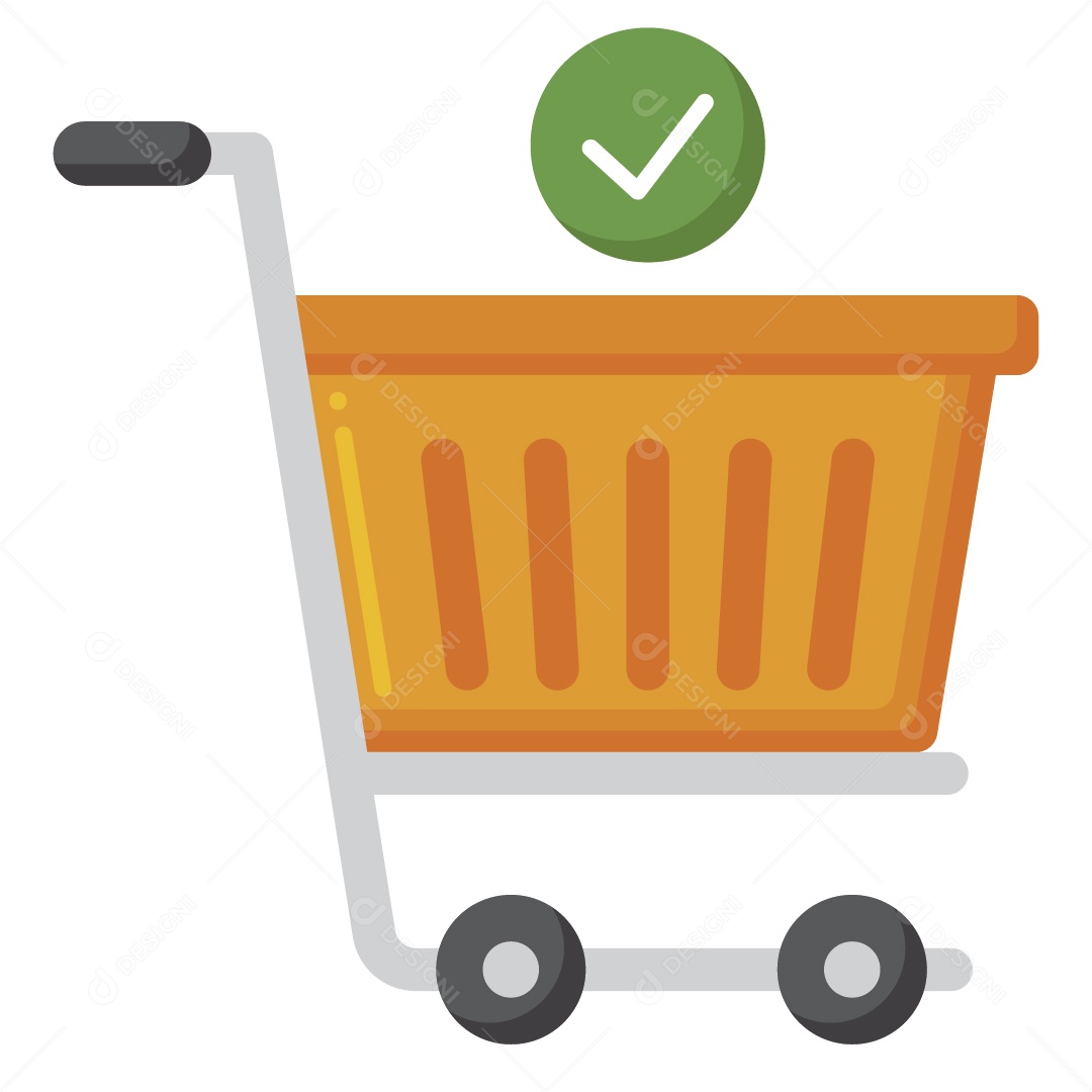 Carrinho de Supermercado Ilustração Vetor EPS