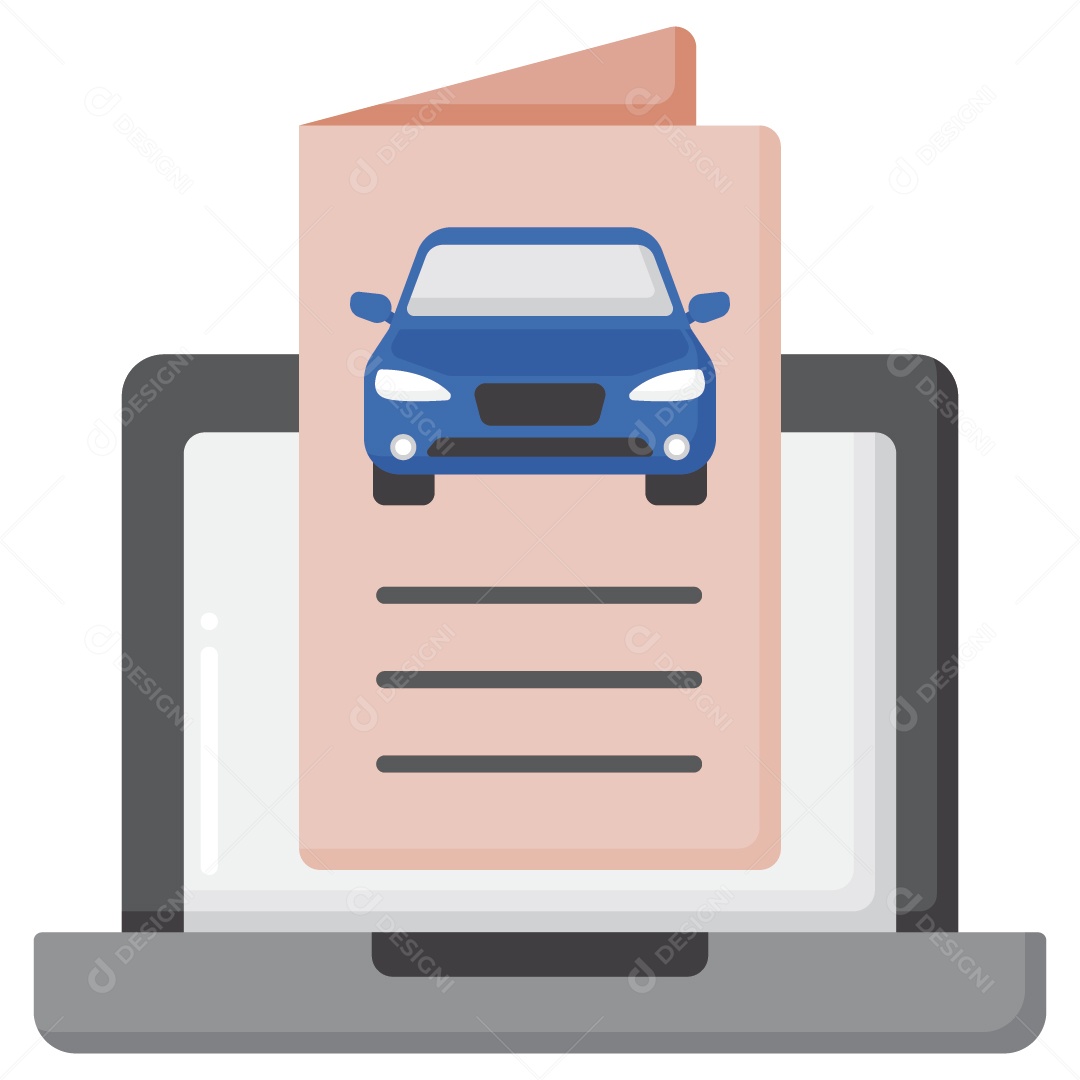 Informações de Veículo Ilustração Vetor EPS