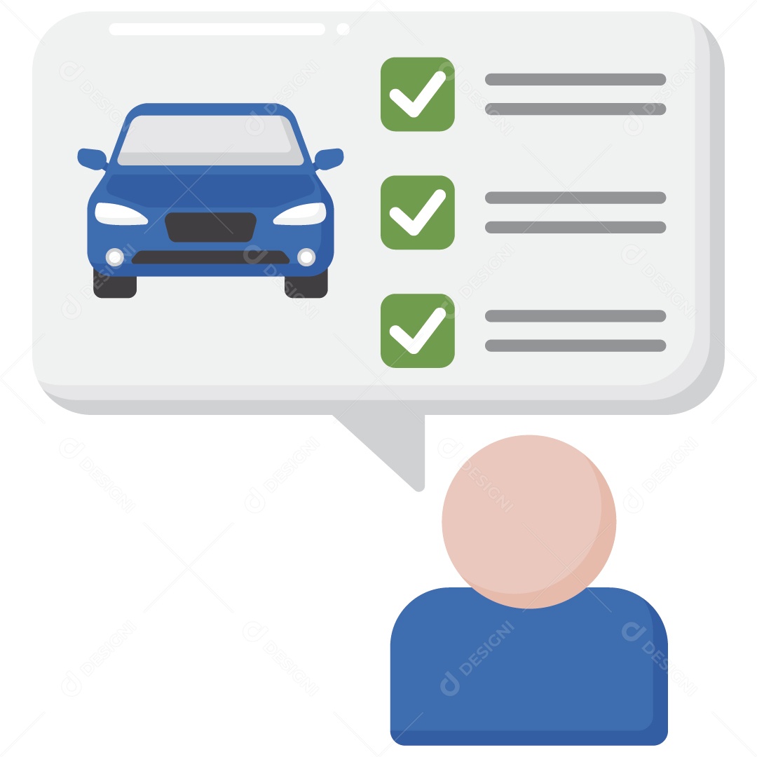 Especificações do Veiculo Ilustração Vetor EPS