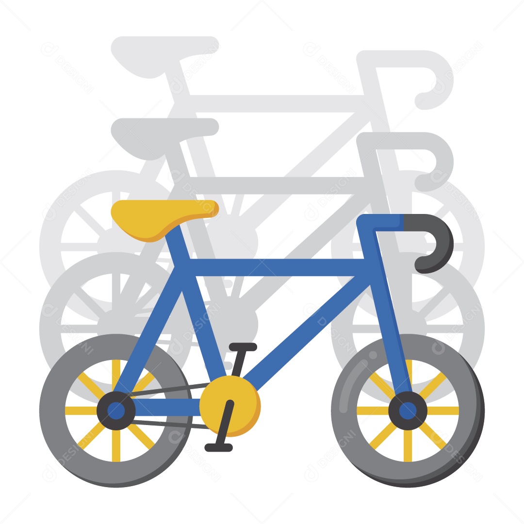 Bicicleta Ilustração Vetor EPS