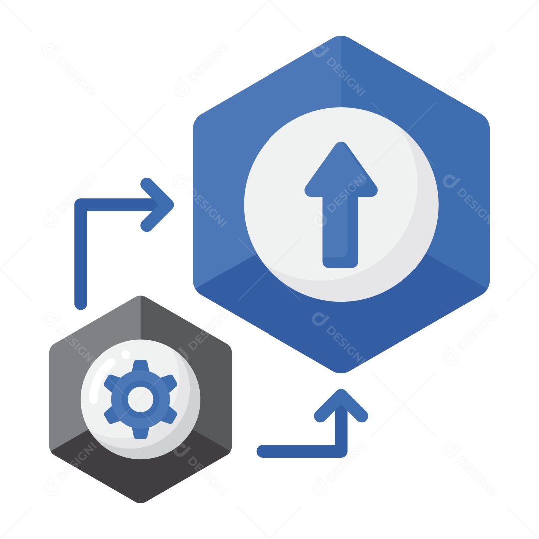 Ícone de Programação 3D Ilustração Vetor EPS
