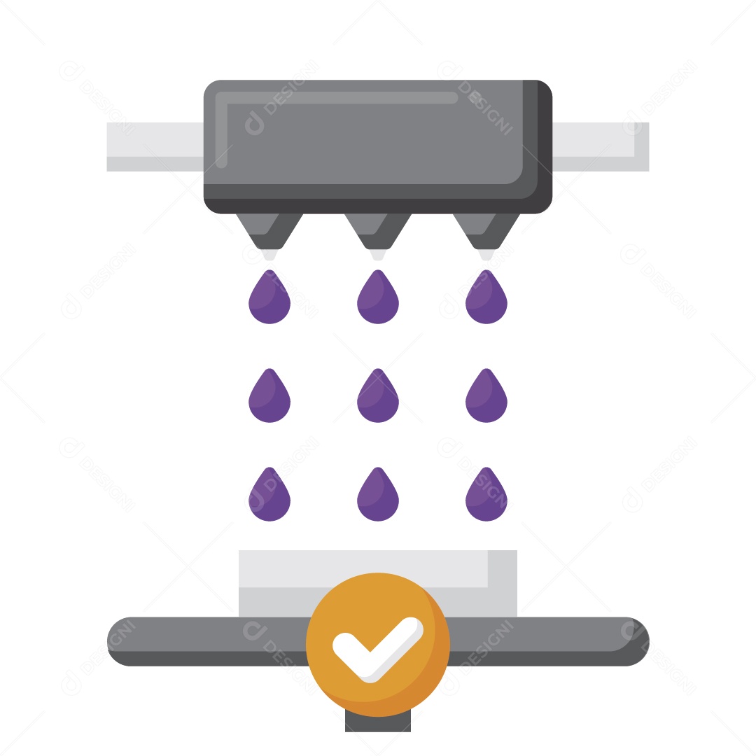 Impressora 3D Ilustração Vetor EPS