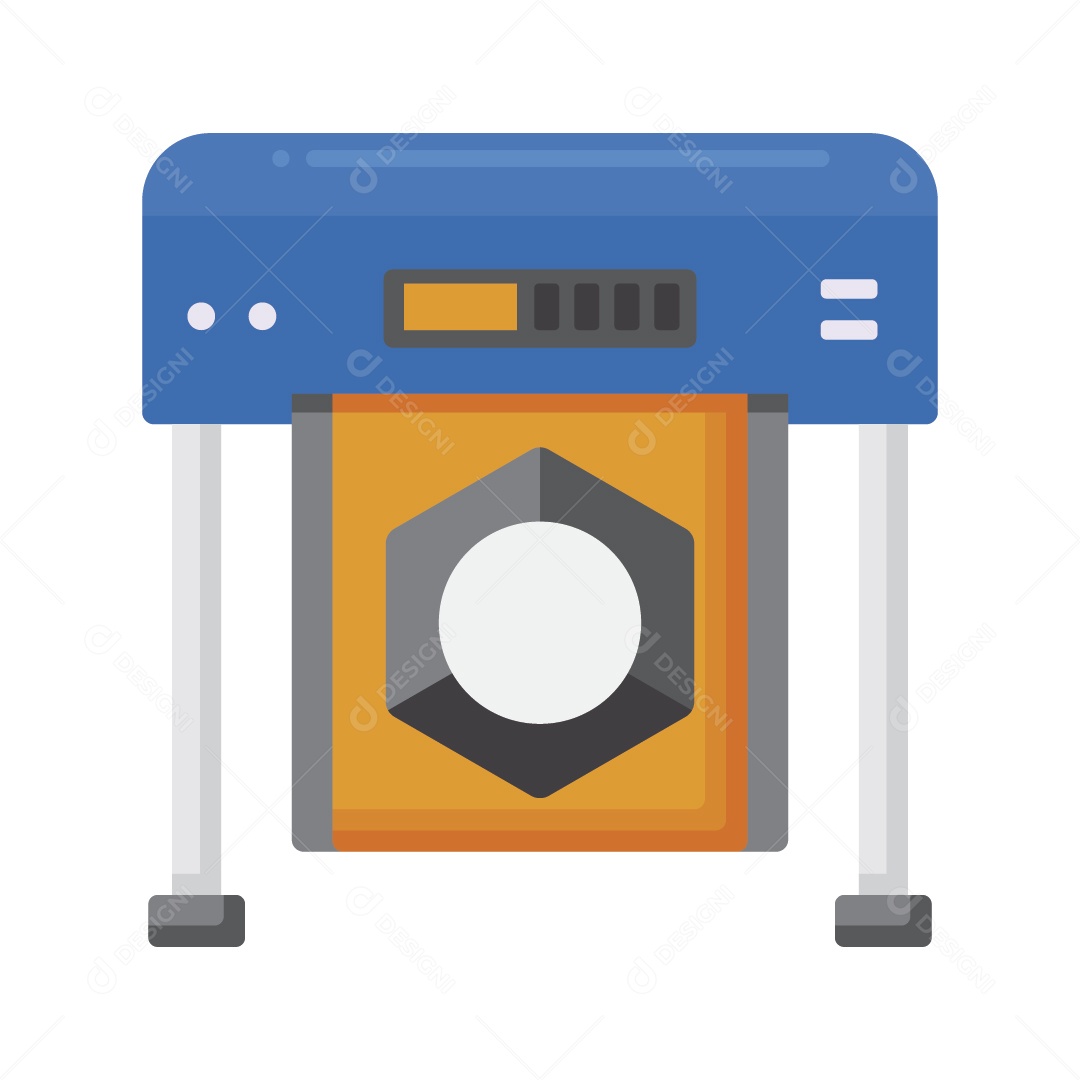 Ícone de Impressora 3D Ilustração Vetor EPS