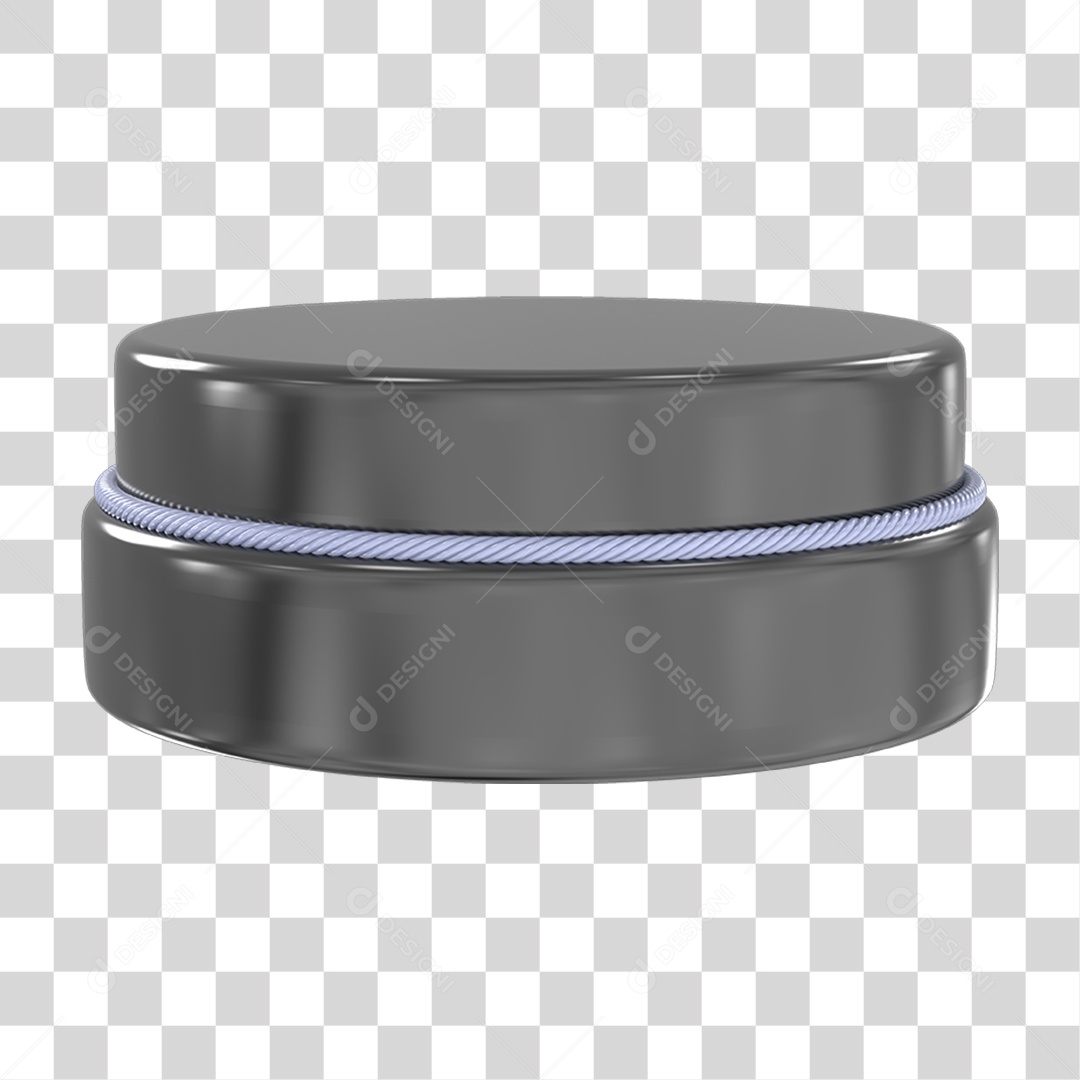 Podium Preto com Neon PNG Transparente