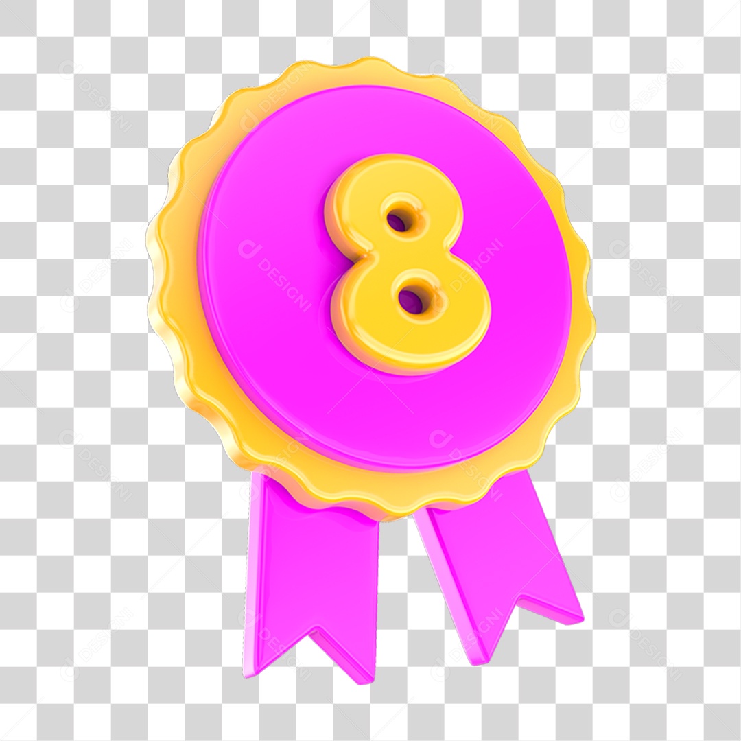 Medalha de Premiação Posições PNG Transparente