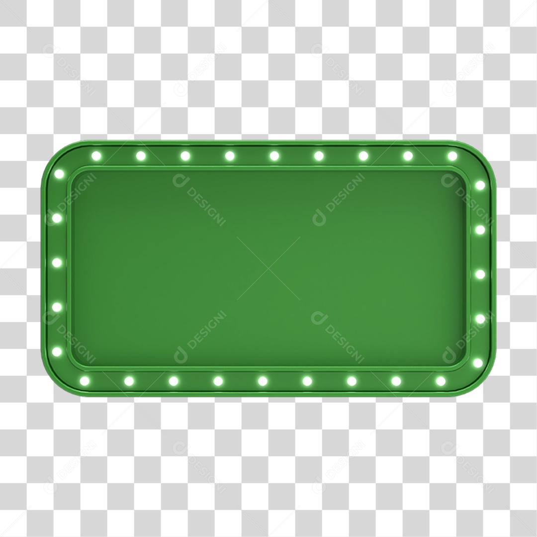 Painel Verde Com Luzes PNG Transparente