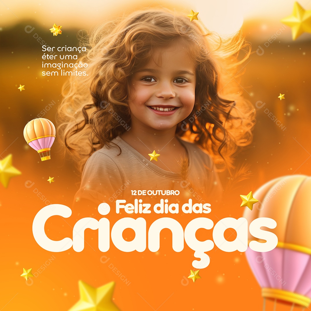 Dia das Crianças 12 de Outubro Social Media PSD Editável