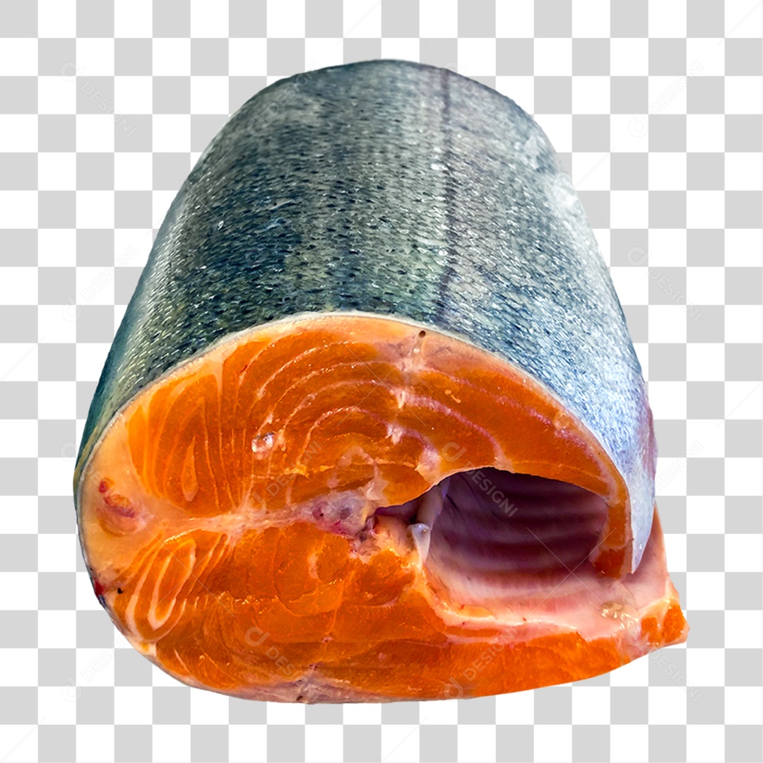 Salmão Peixe Corte PNG Transparente