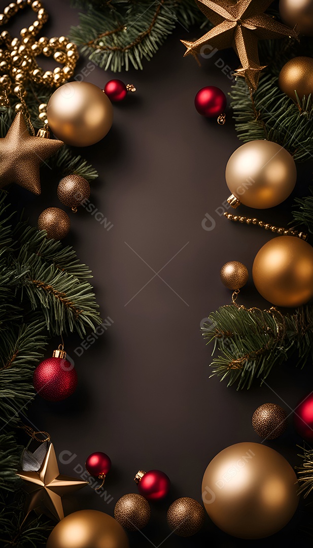 Cenario de natal Ilustração