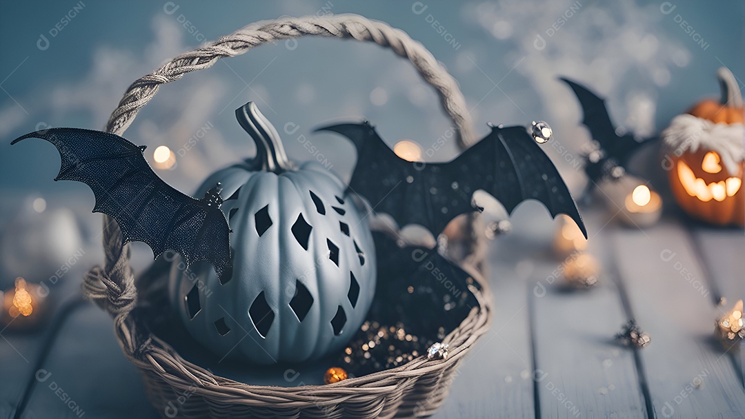 Cenario de halloween Ilustração