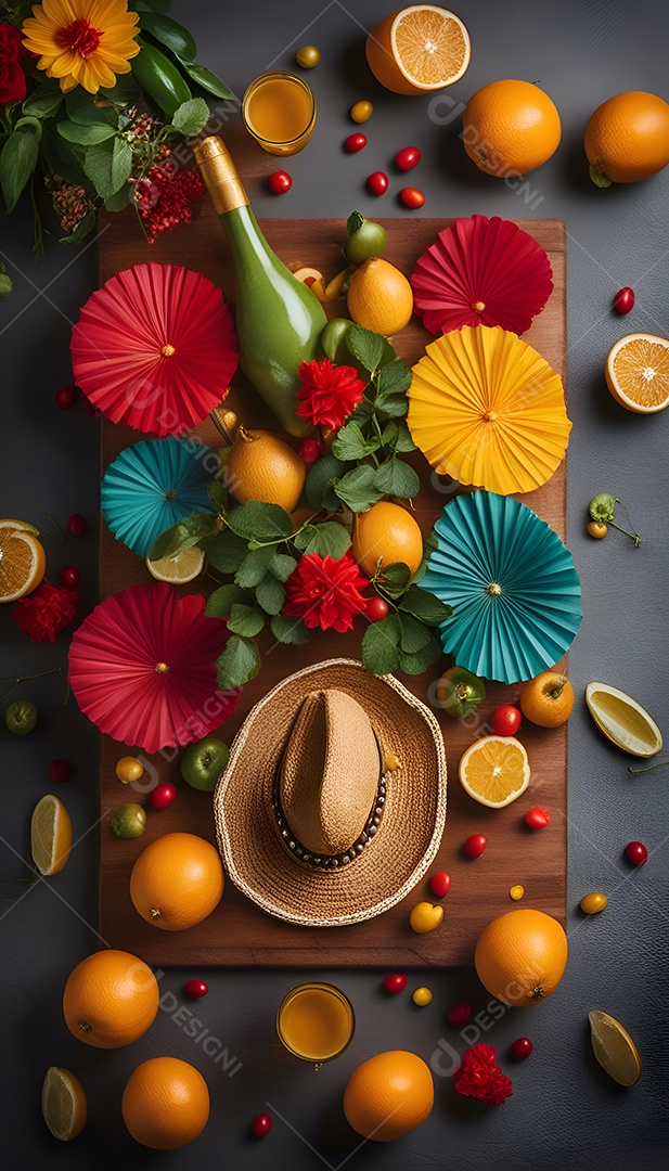 Cenario de festa junina Ilustração